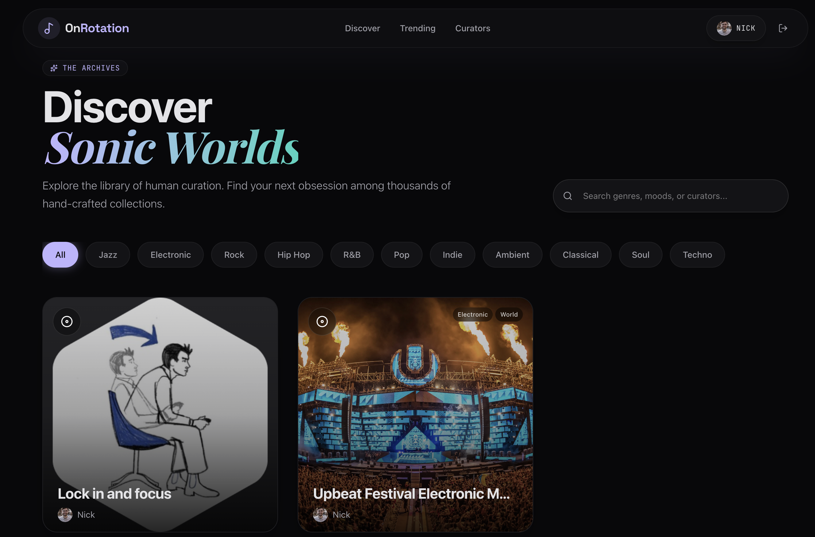 Discover Music Collections